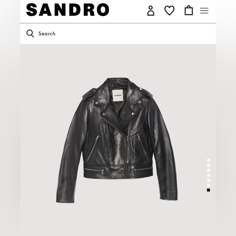 Sandro Leather Jacket - image 2